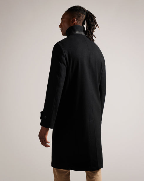 RADFORD-Outerwear-Wool Blend Wrap Funnel Coat- Ted Baker Romania